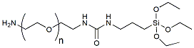 Molecular structure of the compound: Silane-PEG-amine, MW 1,000