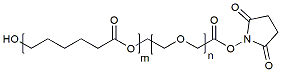 Molecular structure of the compound: PCL(4k)-PEG(3k)-NHS