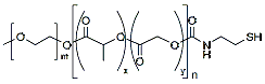 Molecular structure of the compound: mPEG(2k)-PLGA(2k)-Thiol