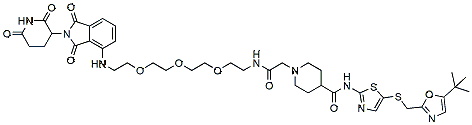 Molecular structure of the compound BP-28376