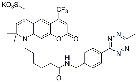Molecular structure of the compound: BP Fluor 430 tetrazine