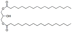 Molecular structure of the compound: Glyceryl 1,3-Distearate