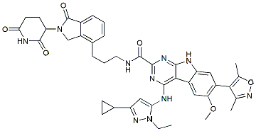 Molecular structure of the compound BP-40144