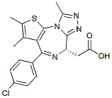 Molecular structure of the compound: (+)-JQ1 carboxylic acid