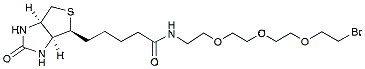 Molecular structure of the compound: Biotin-PEG3-Bromide