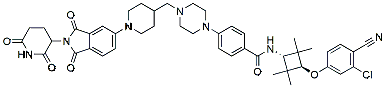 Molecular structure of the compound BP-40603