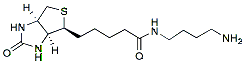 Molecular structure of the compound: Biotin-C4-amide-C5-NH2
