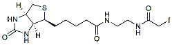 Molecular structure of the compound: N-(Biotinoyl)-N-(iodoacetyl)ethylenediamine