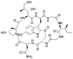 Molecular structure of the compound BP-41455