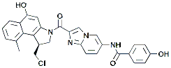Molecular structure of the compound BP-41459
