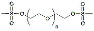 Molecular structure of the compound: bis-Mes-PEG, MW 2,000