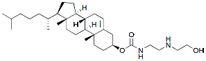 Molecular structure of the compound: OH-C-Chol