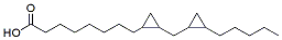 Molecular structure of the compound: 8-(2-((2-pentylcyclopropyl)methyl)cyclopropyl)octanoic acid