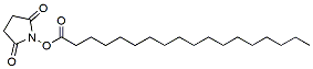 Molecular structure of the compound: Stearic acid NHS ester