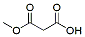 Molecular structure of the compound: Propanedioic acid 1-methyl ester