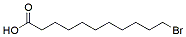 Molecular structure of the compound: 11-Bromoundecanoic acid