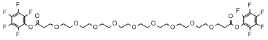 Molecular structure of the compound: Bis-PEG9-PFP ester