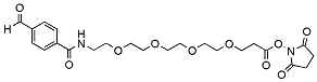 Molecular structure of the compound: Ald-Ph-PEG4-NHS ester