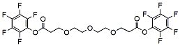 Molecular structure of the compound: Bis-PEG3-PFP ester