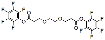 Molecular structure of the compound: Bis-PEG2-PFP ester