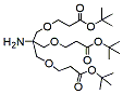 Molecular structure of the compound: Amino-Tri-(t-butoxycarbonylethoxymethyl)-methane