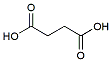 Molecular structure of the compound: SUCCINIC ACID