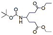 Molecular structure of the compound: t-butyl 1,5-di(ethoxycarbonyl)pentan-3-ylcarbamate