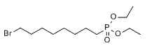 Molecular structure of the compound: diethyl 8-bromooctylphosphonate