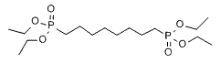Molecular structure of the compound: Tetraethyl octane-1,8-diylbis(phosphonate)