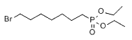 Molecular structure of the compound: diethyl 7-bromoheptylphosphonate