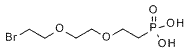 Molecular structure of the compound: Bromo-PEG2-phosphonic acid