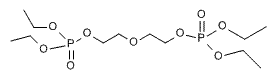 Molecular structure of the compound: PEG3-bis(phosphonic acid diethyl ester)
