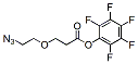 Molecular structure of the compound: Azido-PEG1-PFP ester