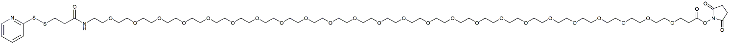 Molecular structure of the compound: SPDP-PEG-24-NHS ester