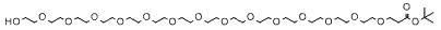 Molecular structure of the compound: Hydroxy-PEG14-t-butyl ester