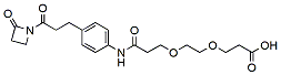 Molecular structure of the compound: AZD-PEG2-acid