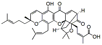 Molecular structure of the compound: Gambogic acid