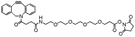 Molecular structure of the compound: DBCO-PEG4-NHS ester