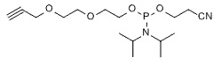 Molecular structure of the compound: Propargyl-PEG3-CE-phosphoramidite