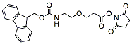 Molecular structure of the compound: Fmoc-PEG1-NHS ester