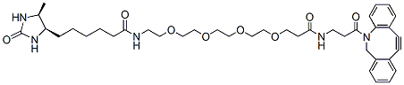 Molecular structure of the compound: DBCO-PEG4-Desthiobiotin