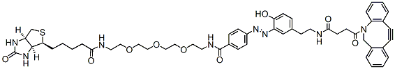 Molecular structure of the compound: Diazo Biotin-PEG3-DBCO