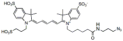 Molecular structure of the compound: Sulfo-Cy5 Azide