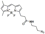 Molecular structure of the compound: BDP FL azide