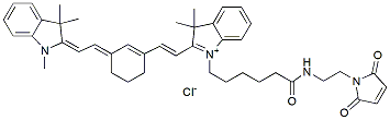 Molecular structure of the compound: Cy7 maleimide