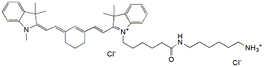Molecular structure of the compound: Cy7 amine