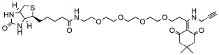 Molecular structure of the compound: Dde Biotin-PEG4-alkyne