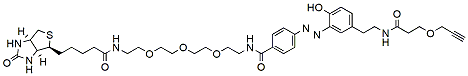 Molecular structure of the compound: Diazo Biotin-PEG3-alkyne