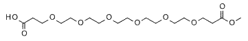 Molecular structure of the compound: Acid-PEG6-mono-methyl ester