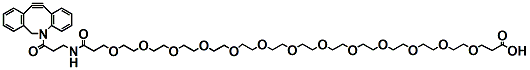 Molecular structure of the compound: DBCO-NHCO-PEG13-acid